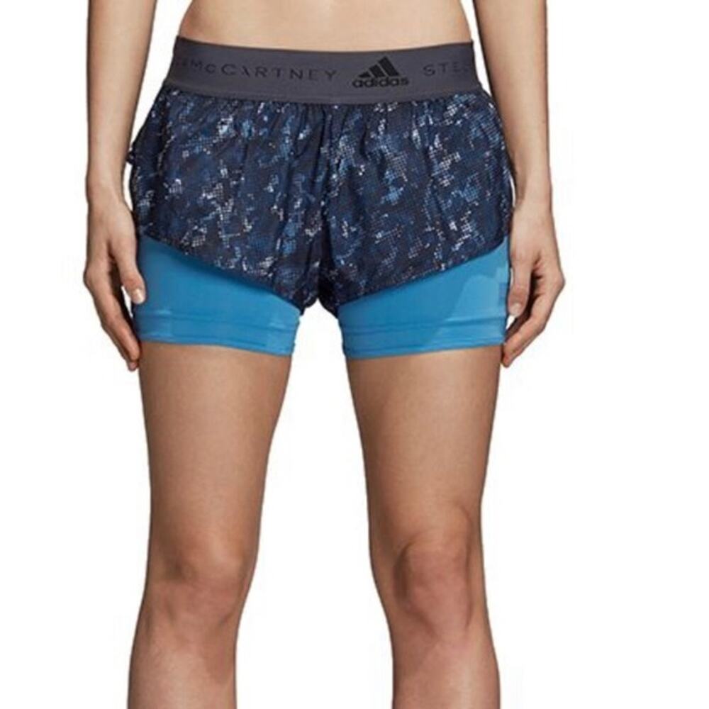 adidas by Stella McCartney Blue Running Shorts Size 36
